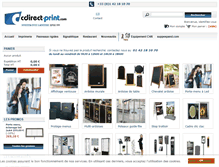 Tablet Screenshot of cdirect-print.com